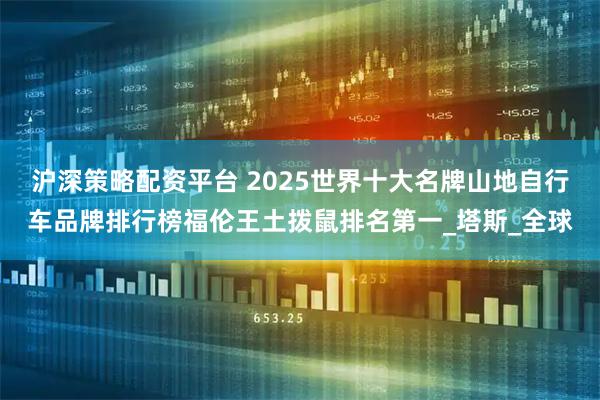 沪深策略配资平台 2025世界十大名牌山地自行车品牌排行榜福伦王土拨鼠排名第一_塔斯_全球