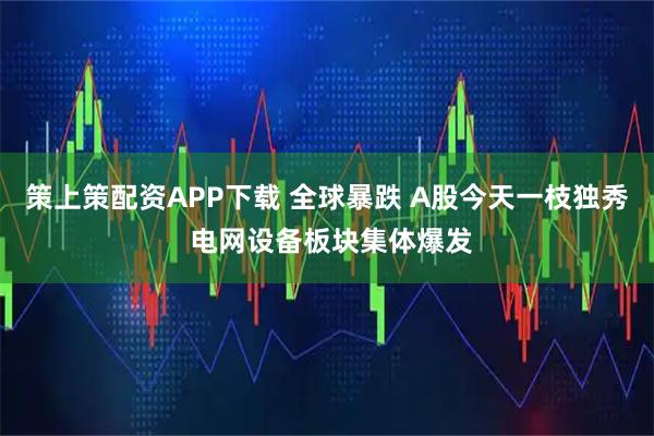 策上策配资APP下载 全球暴跌 A股今天一枝独秀 电网设备板块集体爆发